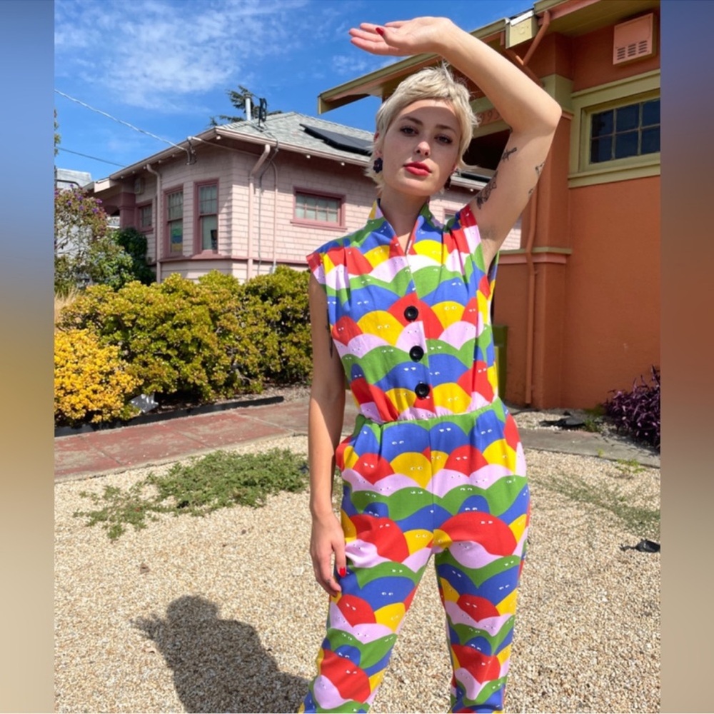 Nooworks Magic Suit - XS - Rainbow Lumps Print 🌈